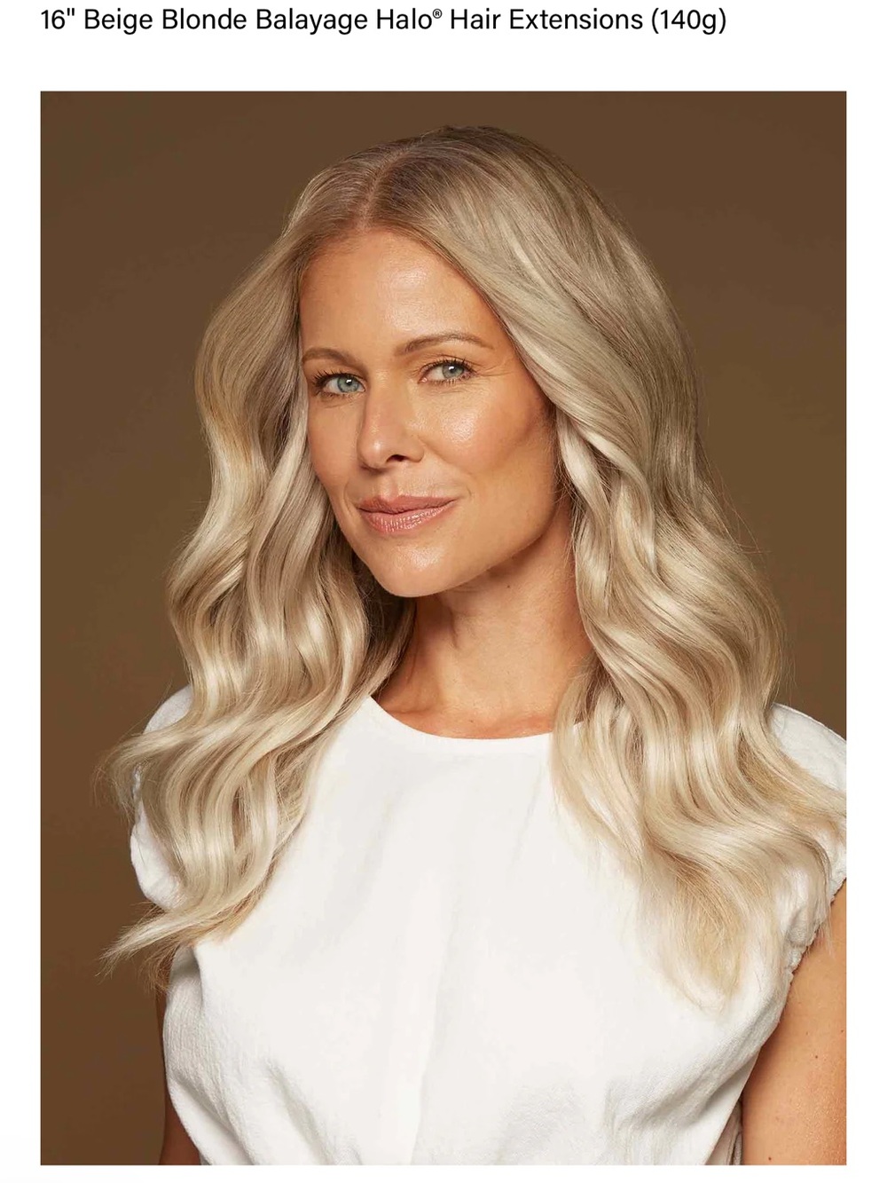 Halo Beige Blonde Balayage Halo Wig - Soft Beige Blonde Highlights